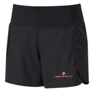 RonHill Stride Revive Short Black/Hot Coral